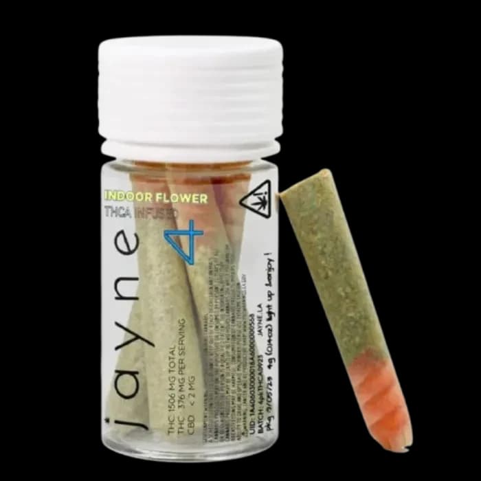 Jayne Biscotti Pie Infused Pre-roll 4 Pack 4G