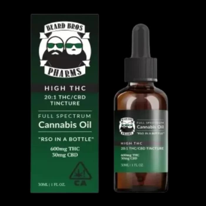 BEARD BROS High THC Tincture 20:1 THC:CBD 1000MG