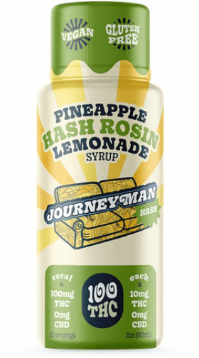 Journeyman Pineapple Hash Rosin Lemonade Syrup 2oz/100mg
