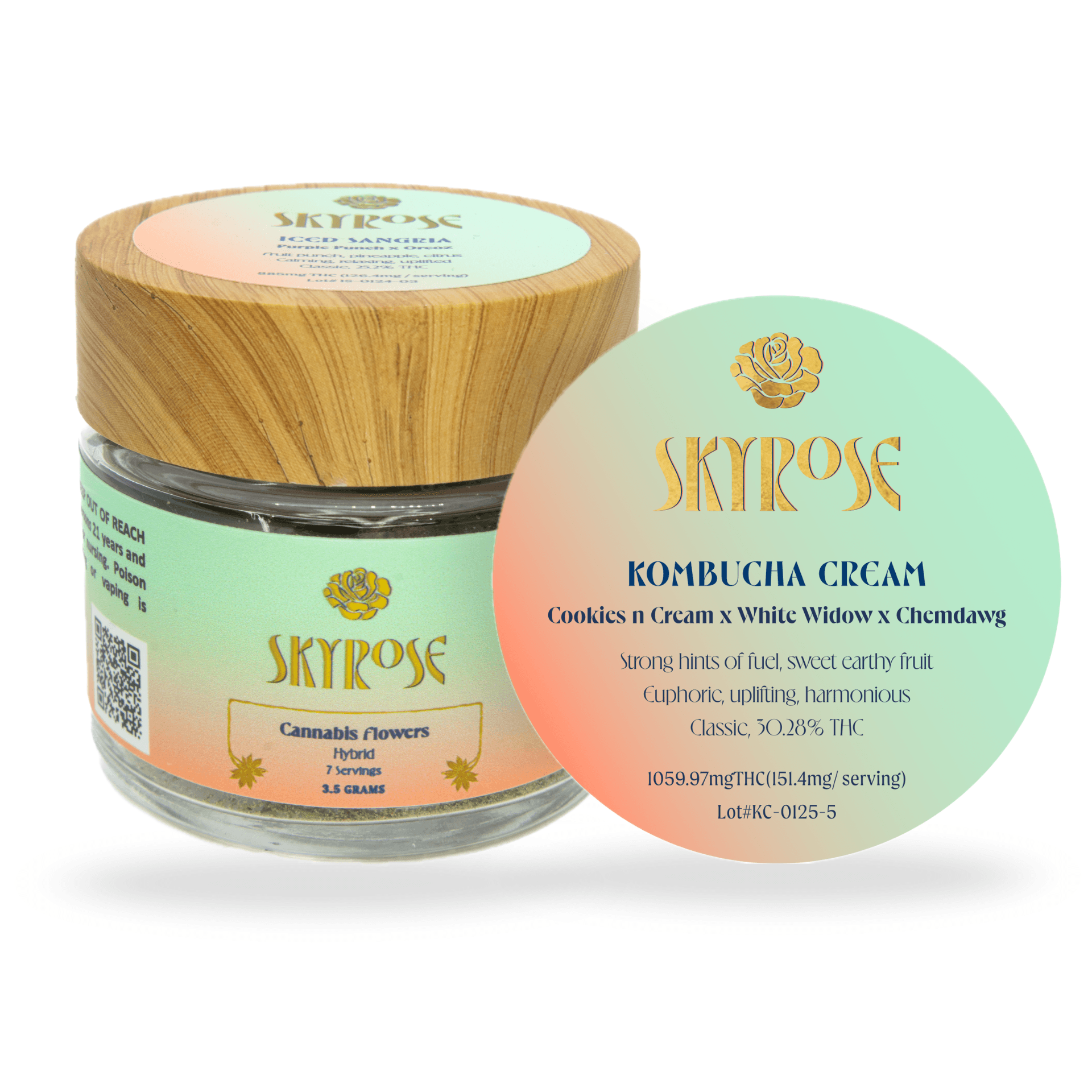 SkyRose Kombucha Cream | 3.5g