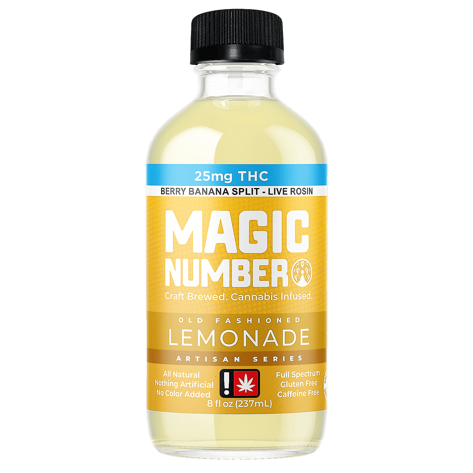 Magic Number 25mg Lemonade - Soda - Magic Number Edibles