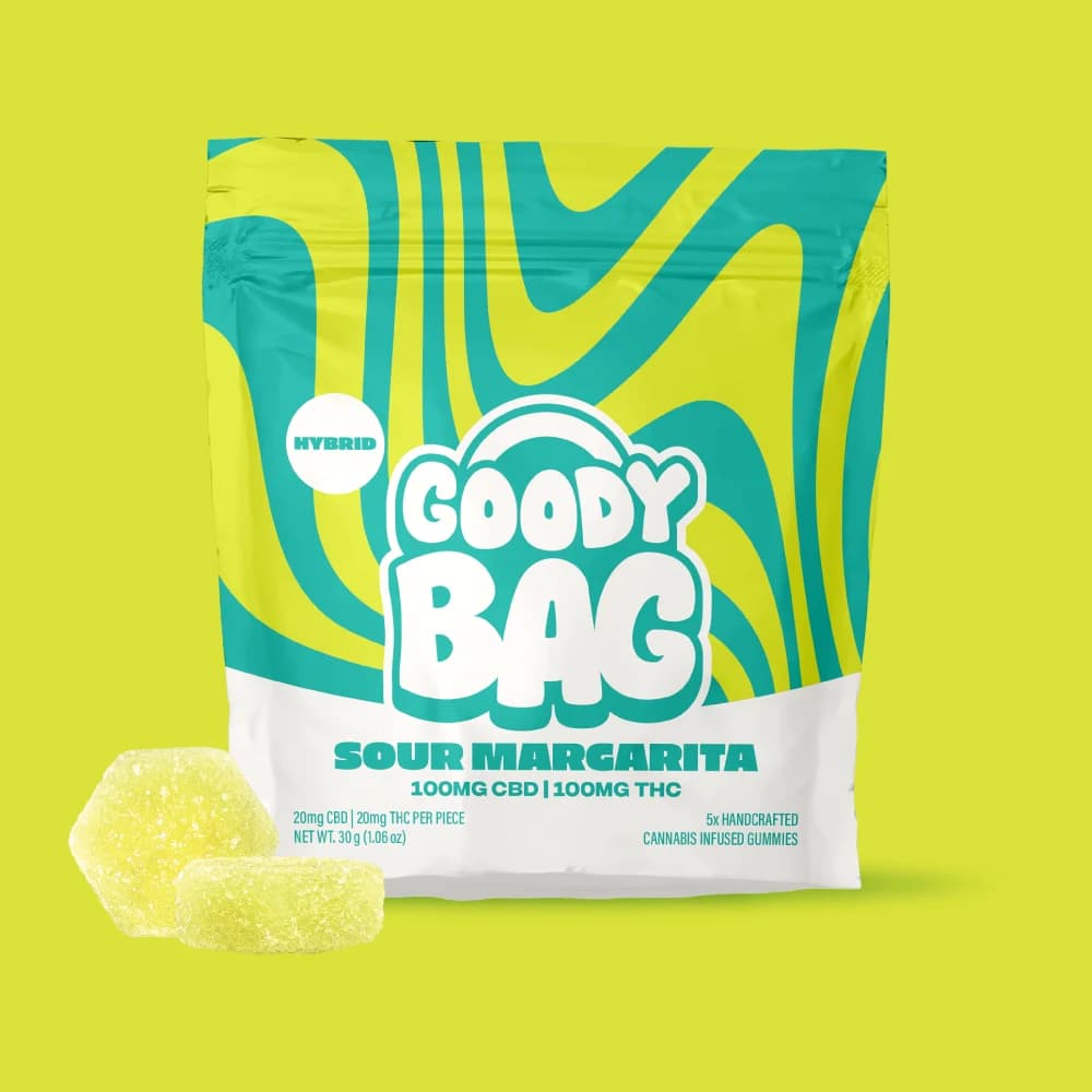 Goody Bag Sour Margarita [5pk] (100mg CBD/100mg THC)