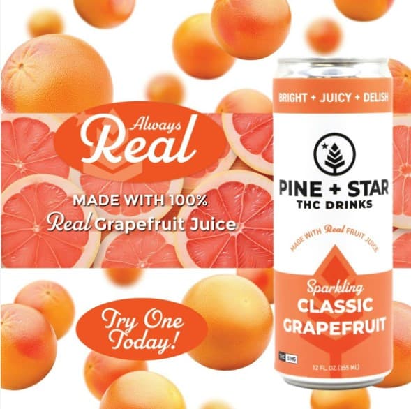 Pine + Star Grapefruit | 5mg Drink