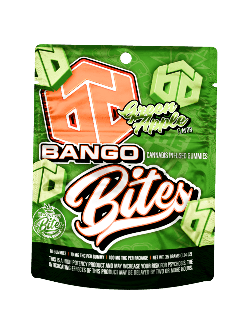Bango Bites Green Apple - 100MG Gummies