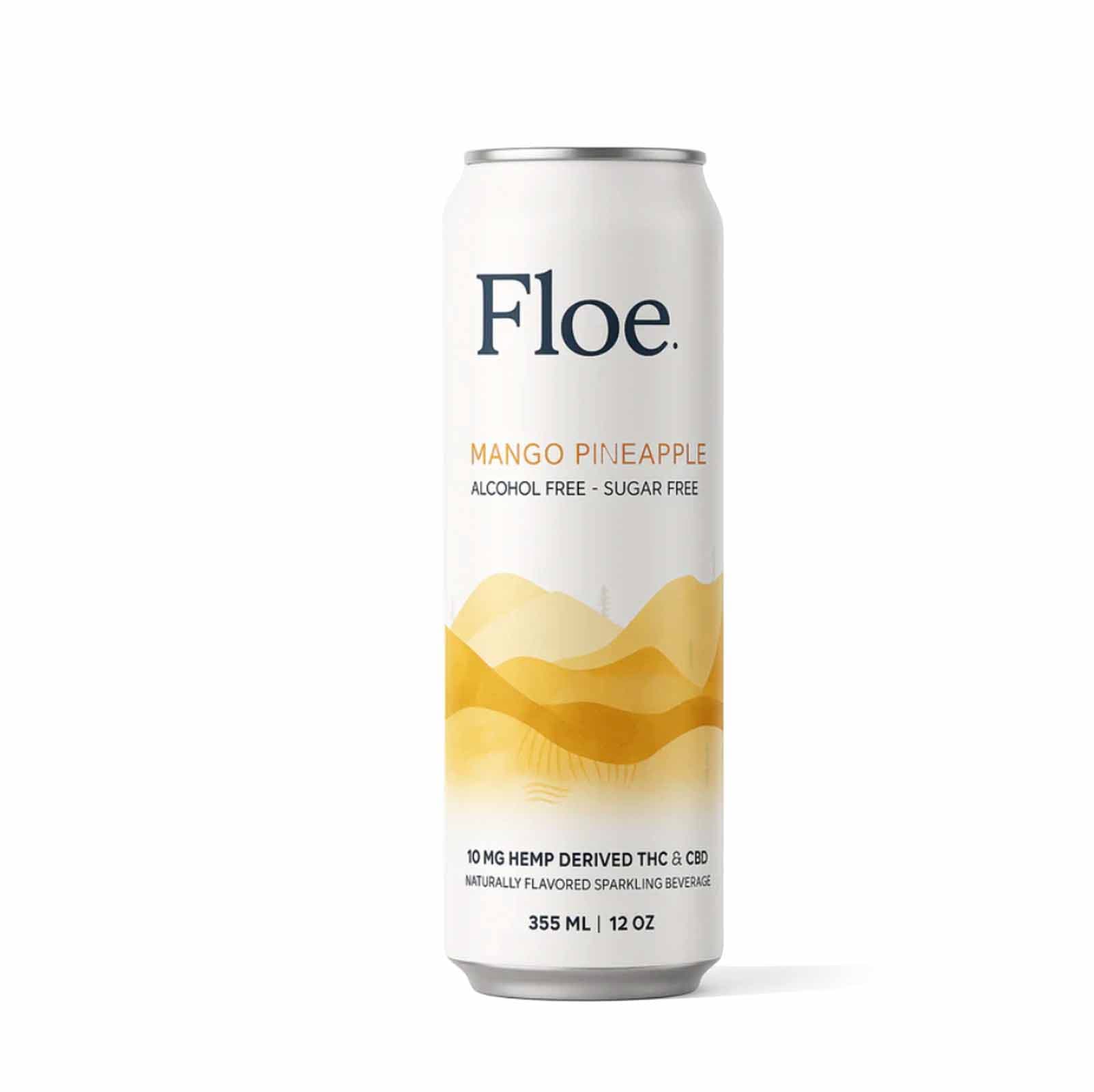 Floe Floe Seltzer Mango Pineapple 10mg THC : 10 MG CBD HEMP