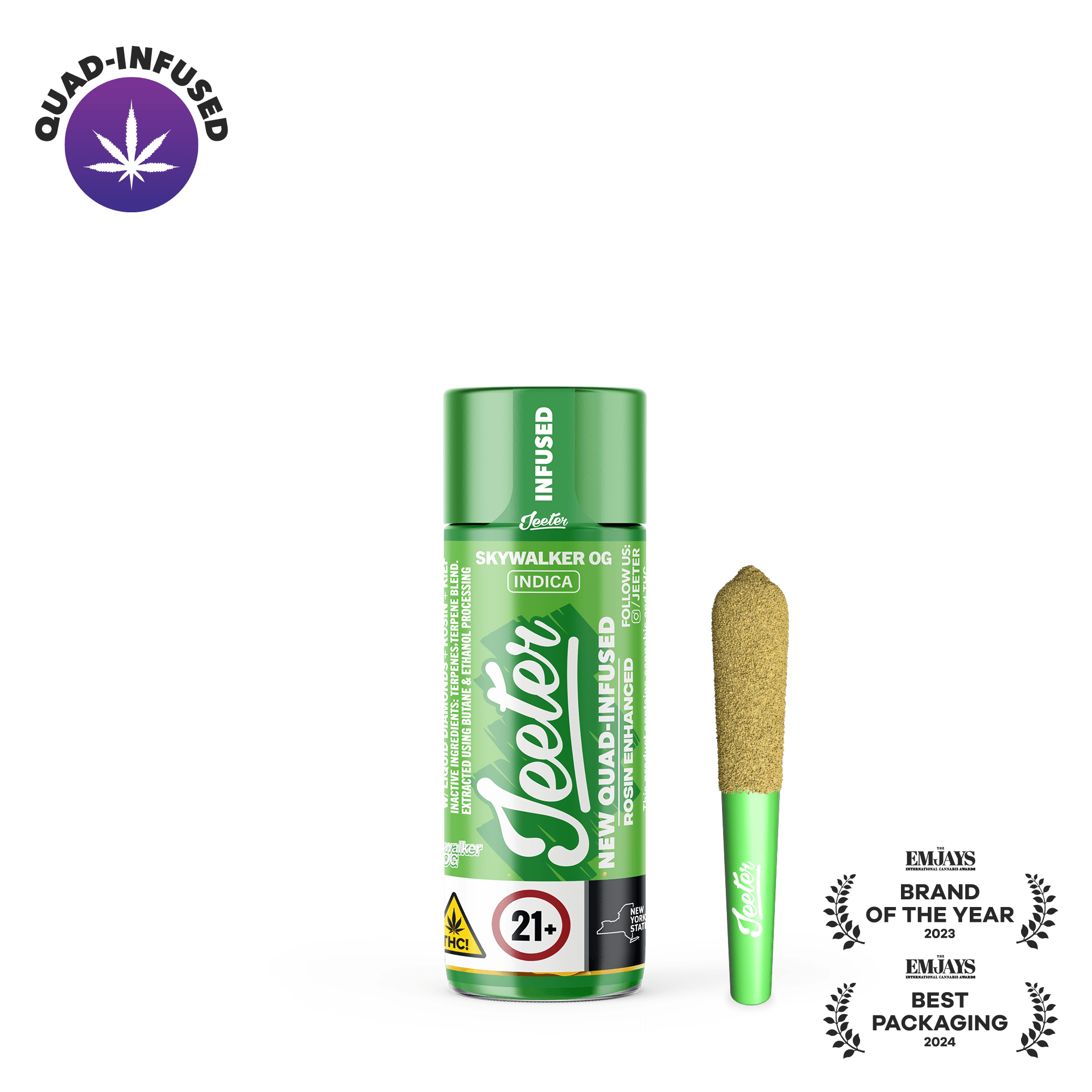 Jeeter Skywalker OG Quad-Infused Baby Jeeter 5-pack | 2.5g