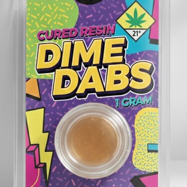 Dime Dabs Dime Dabs Cherry Lava Cured Resin 1g