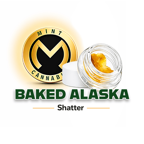 Mint Cannabis Baked Alaska