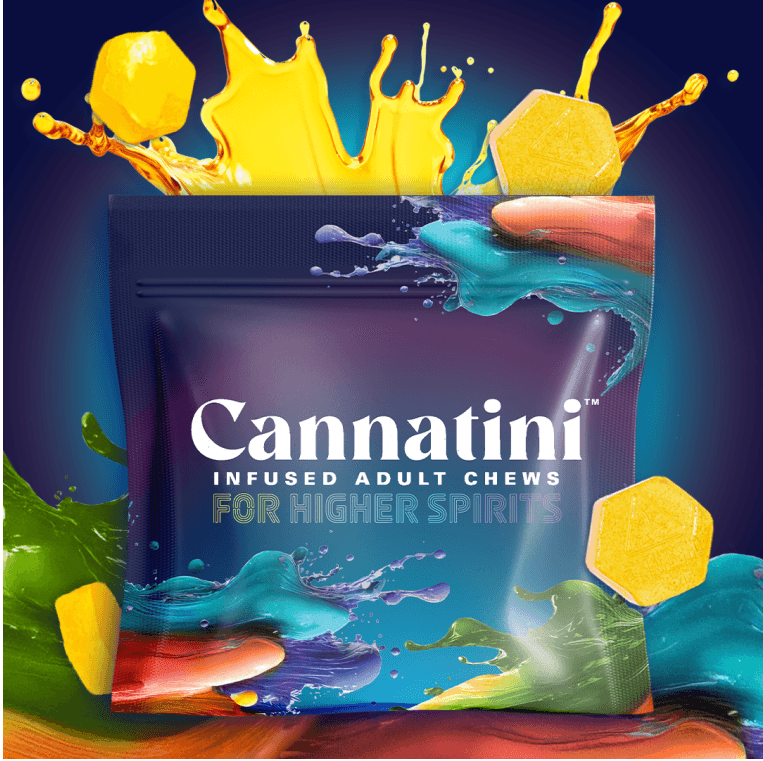 Cannatini Lemon Lime Spritzer Gummies 100mg (20Pk) (S)