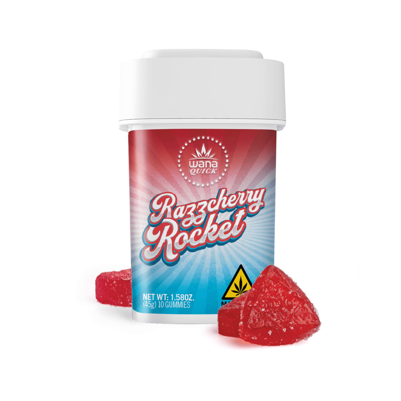 Wana Wana (Fast Acting Gummies-Razzcherry Rocket)