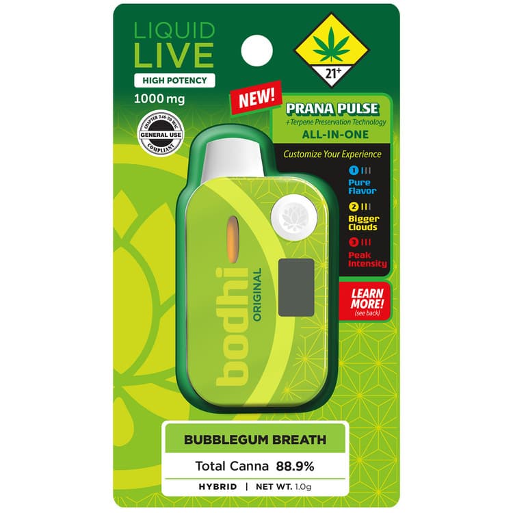 Bodhi Brands Papaya Juice 1g Prana Original Live Resin Disposable (Bodhi)