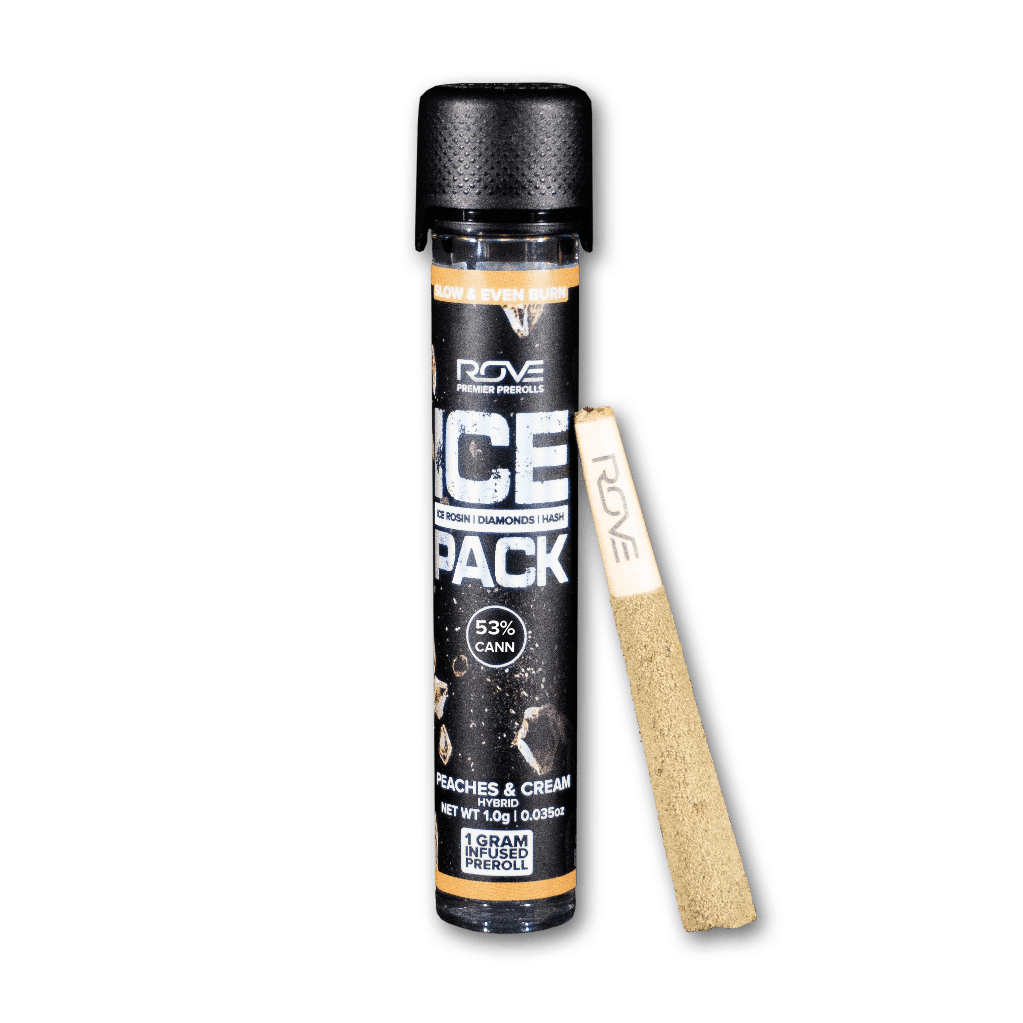 ROVE Peaches & Cream - Infused Ice Packs (Rosin, Hash, and Diamonds) 1g