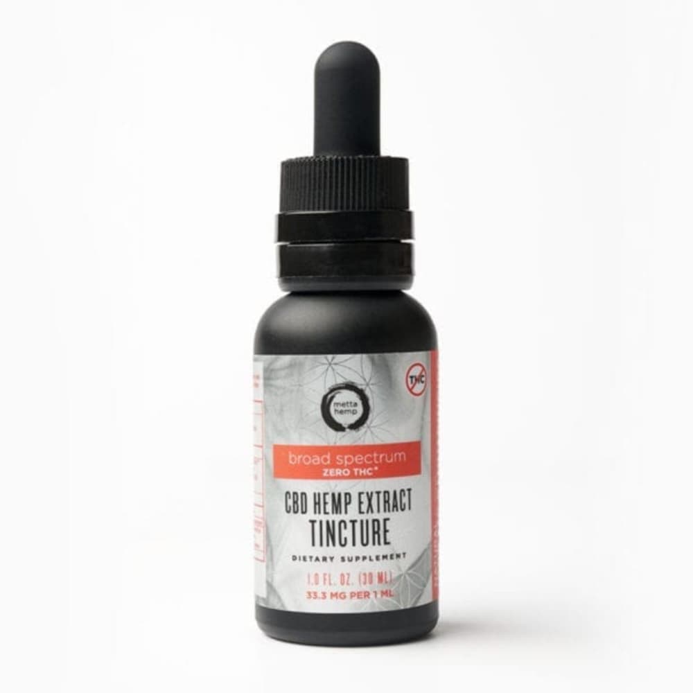 Metta Hemp Hemp Tincture (1000mg CBD)