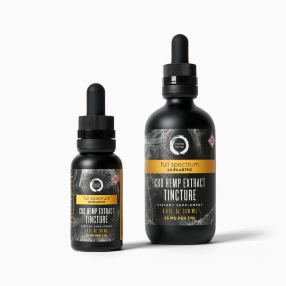 Metta Hemp THCv Energy Hemp Tincture [30ml] (600mg CBD/300mg THCv/150mg CBG)