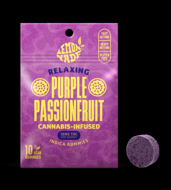 Lemonnade Purple Passionfruit Gummies 100mg | 10pk