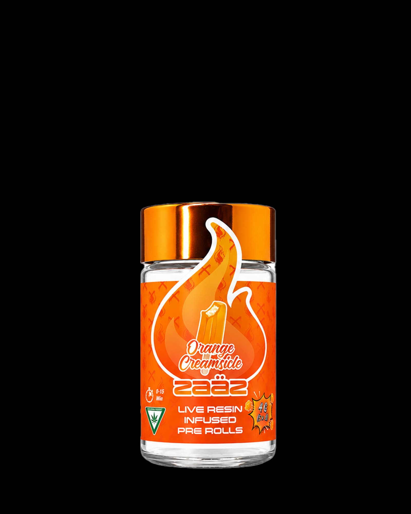 Zaaz ORANGE CREAMSICLE INFUSED PREROLL 5-PACK