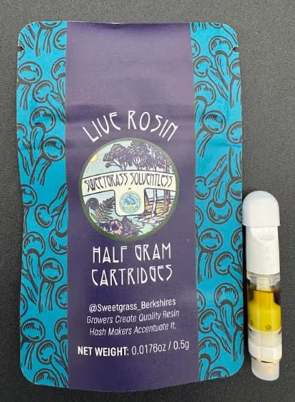 Sweetgrass Botanicals 0.5g Live Rosin Cartridge - Astro Candy
