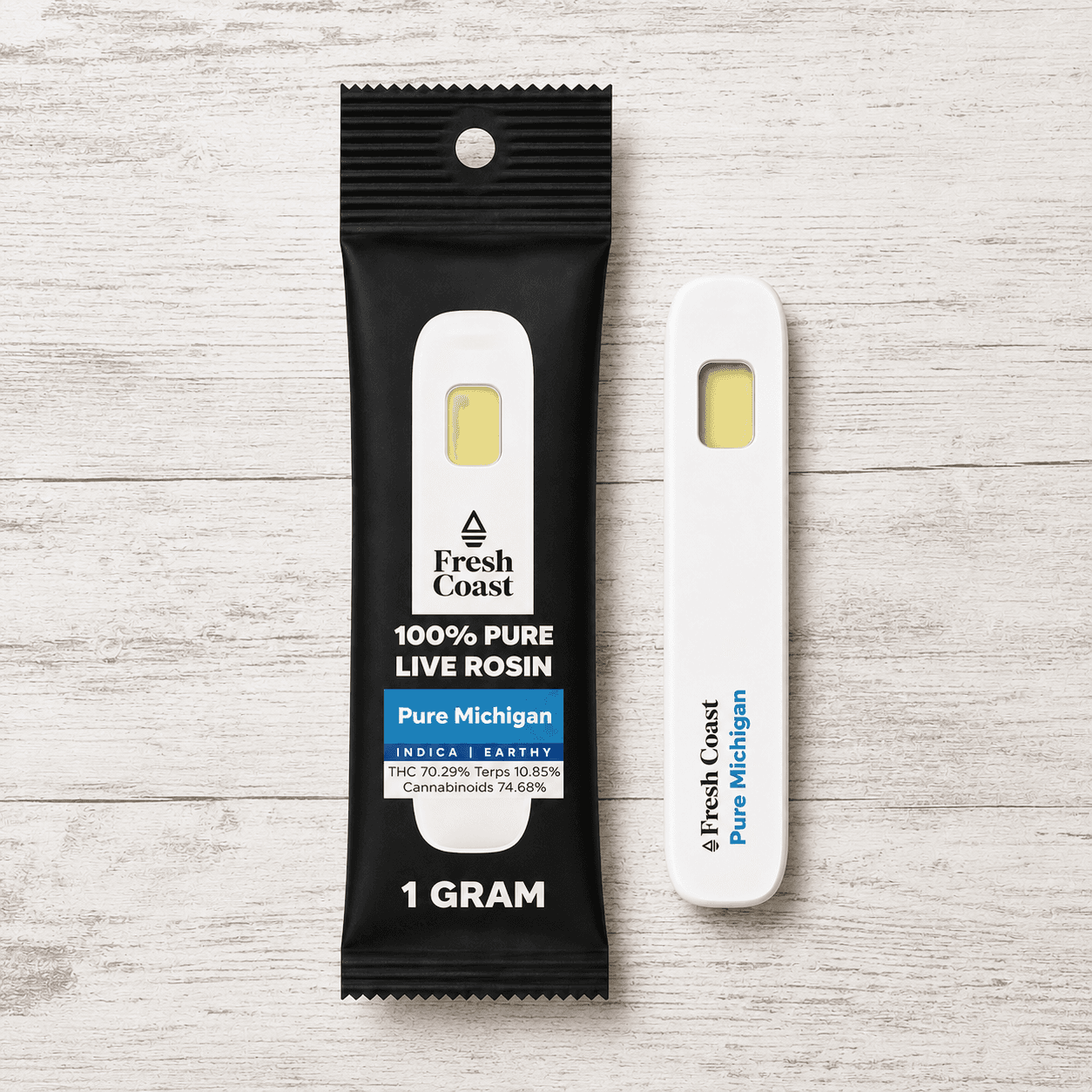 Fresh Coast PURE MICHIGAN LIVE ROSIN DISPOSABLE CART 1G
