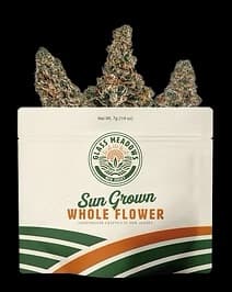 Glass Meadows Glass Meadows Black Maple Smalls Flower 3.5g (REC)