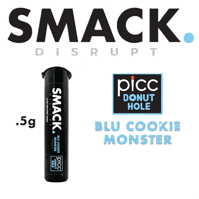 SMACK. Infused Pre Roll SINGLE | Blu Cookie Monster