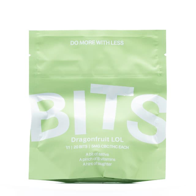 Bits 1:1 CBC/THC DRAGONFRUIT LOL GUMMIES 100MG BITS M{189} N{89}