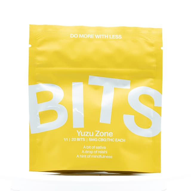 Bits 1:1 THC/CBG YUZU ZONE GUMMIES 100MG BITS M{168} N{246}