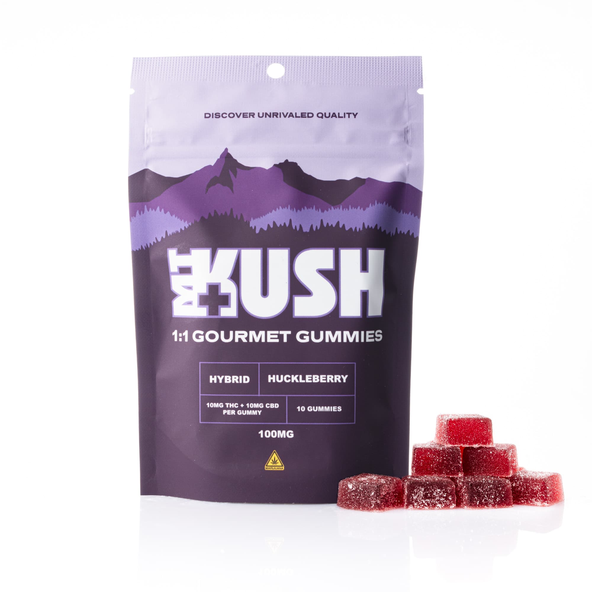 MT Kush Huckleberry Gummies 1:1 | 10pk