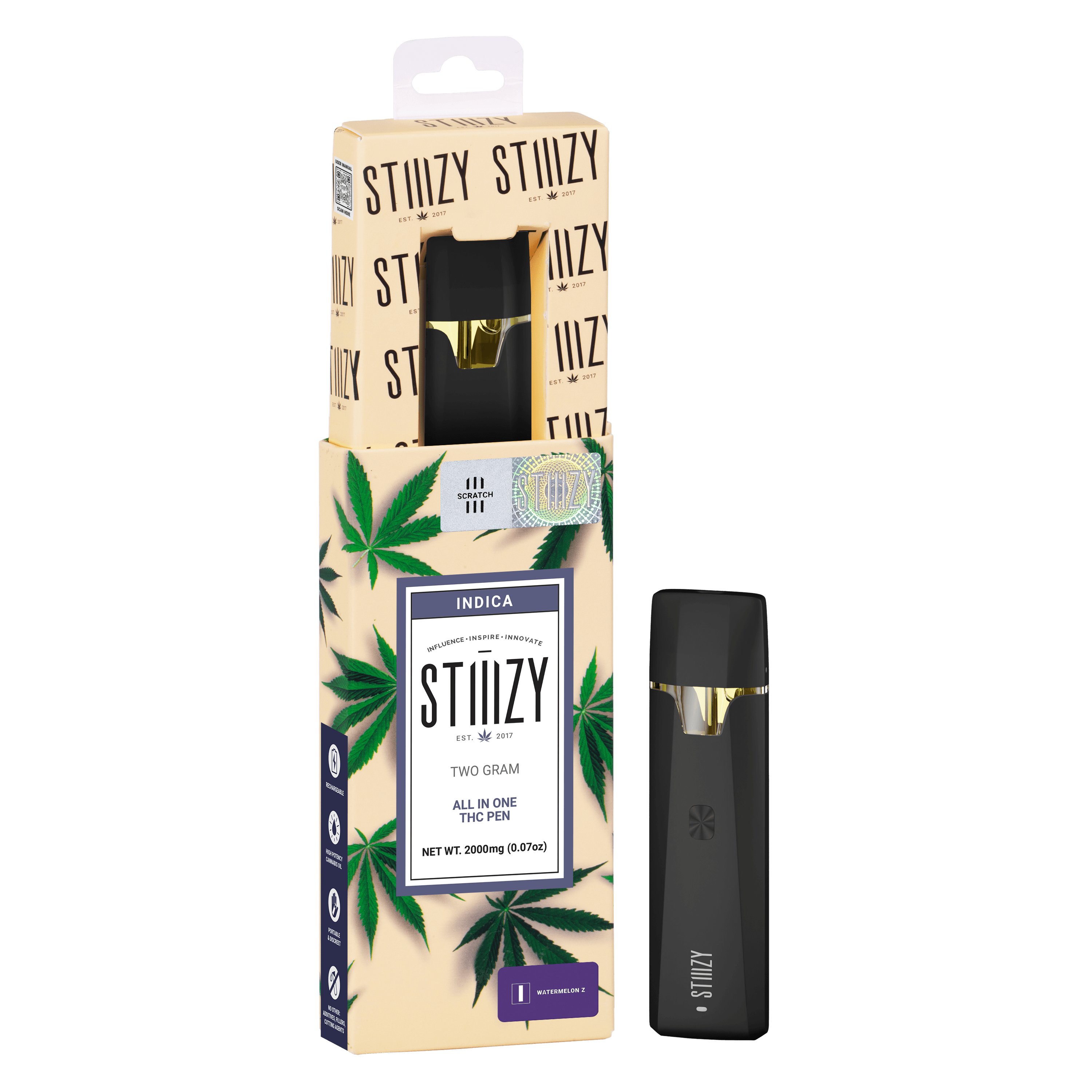 STIIIZY STIIIZY AIO 2000mg Indica Watermelon Z