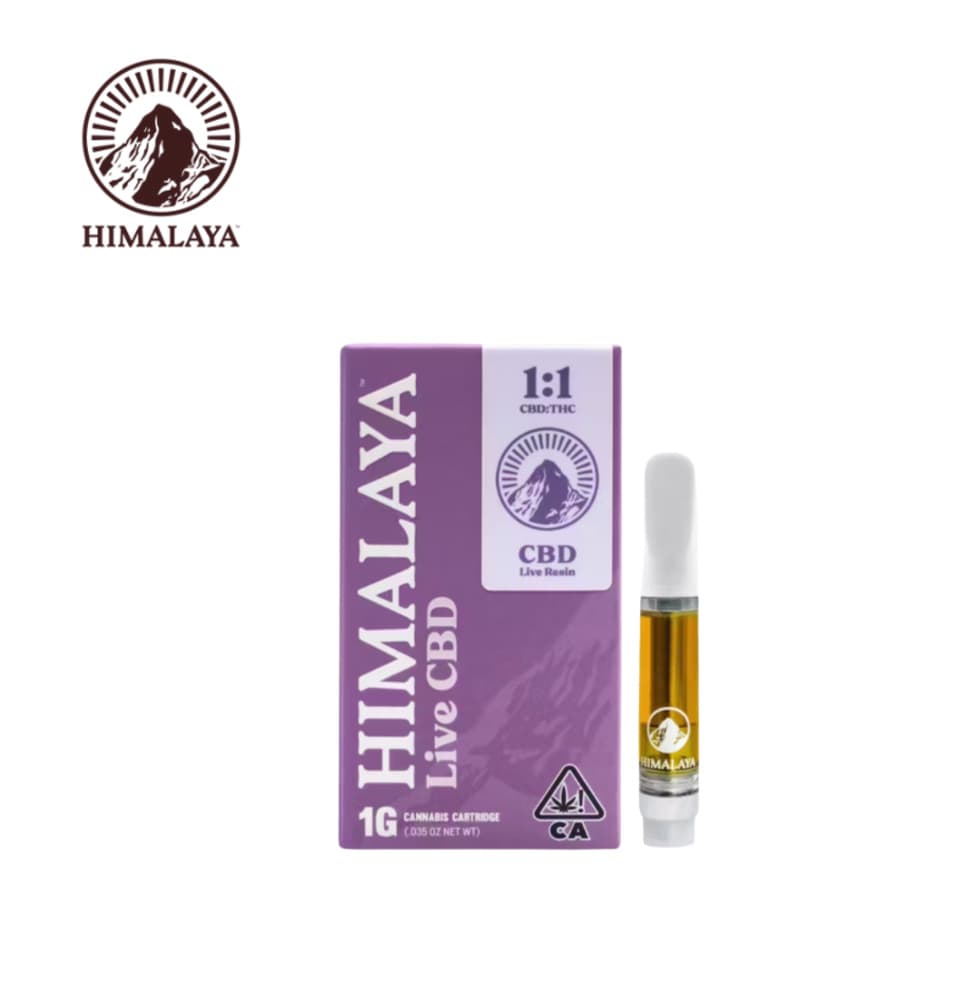 Himalaya CBD 1:1 1G LIVE RESIN SAUCE CARTRIDGE