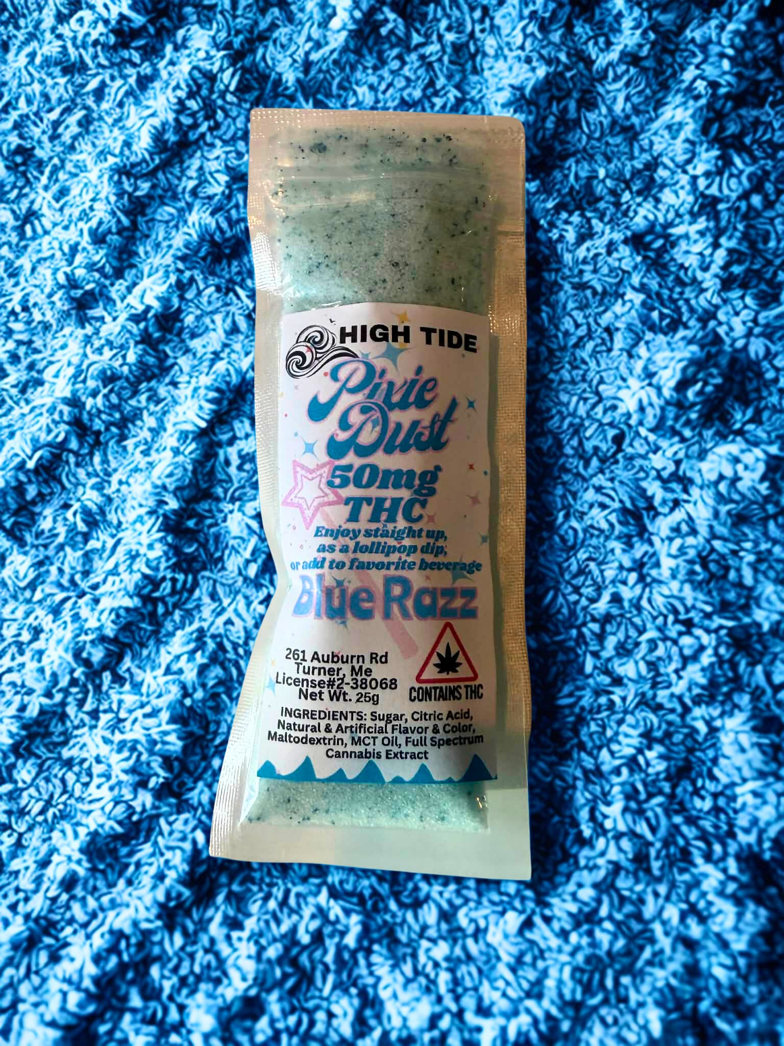 High Tide High Tide Pixie Dust Blue Razz 50mg