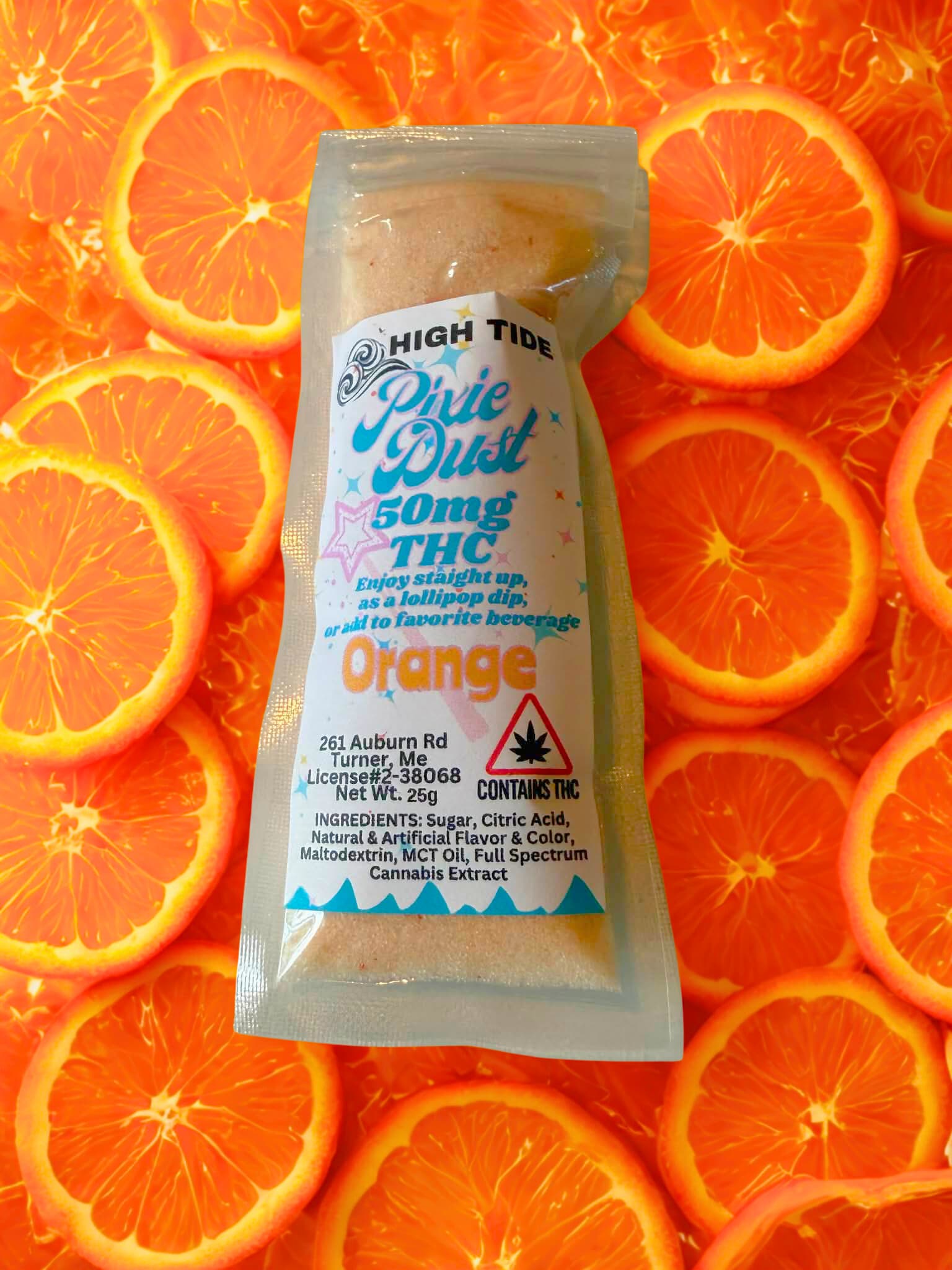 High Tide Edibles Pixie Dust Orange 50mg