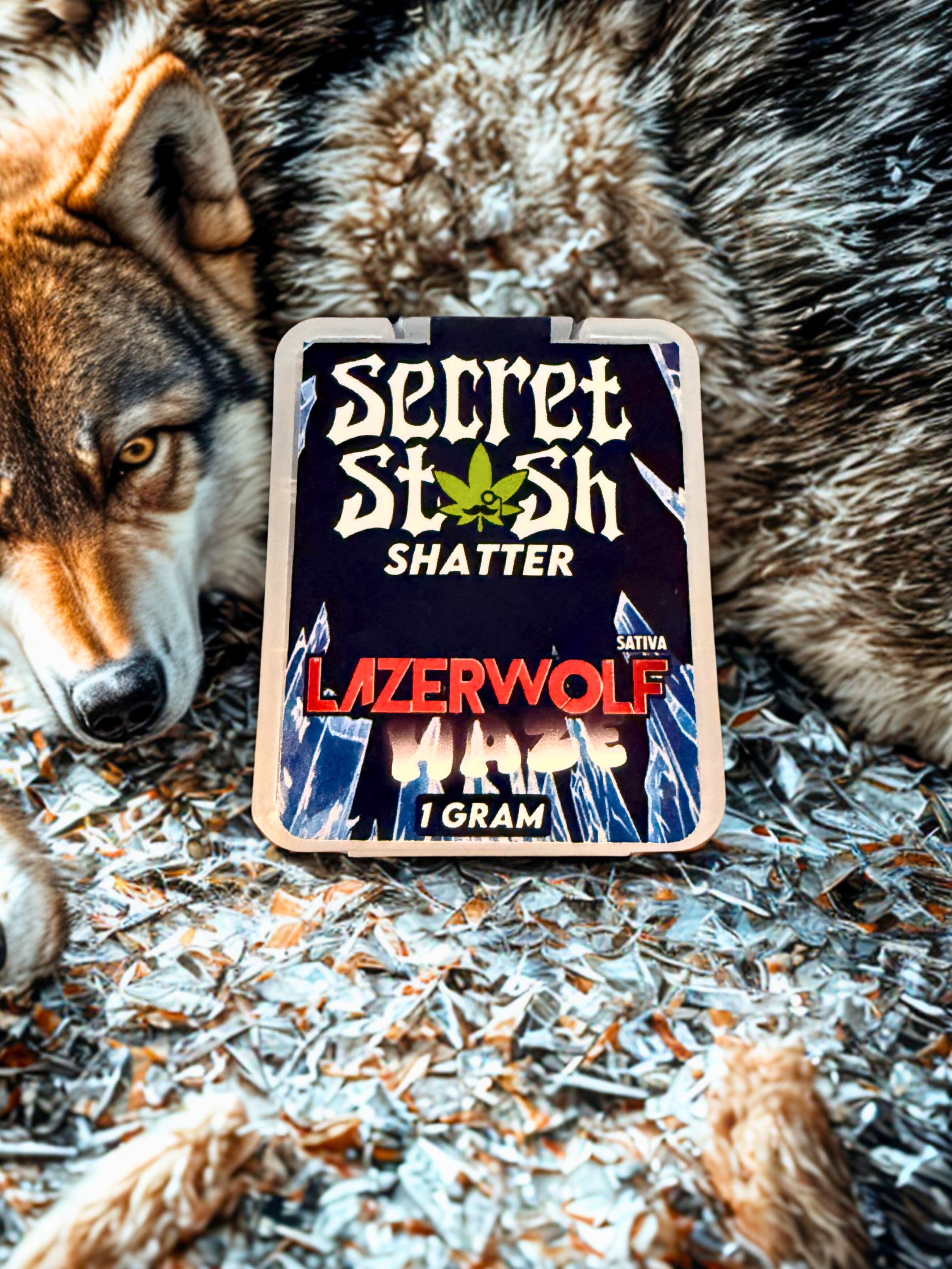 Secret Stash Shatter - Lazer Wolf Haze