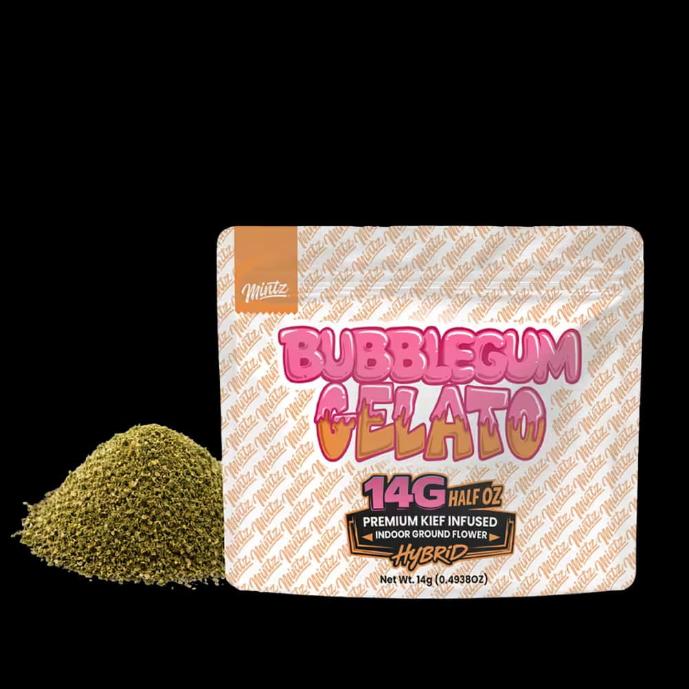 MINTZ KIEF INFUSED GROUND FLOWER - BUBBLEGUM GELATO - Hybrid
