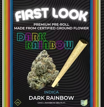 CERTIFIED Dark Rainbow Pre-Roll | 1g