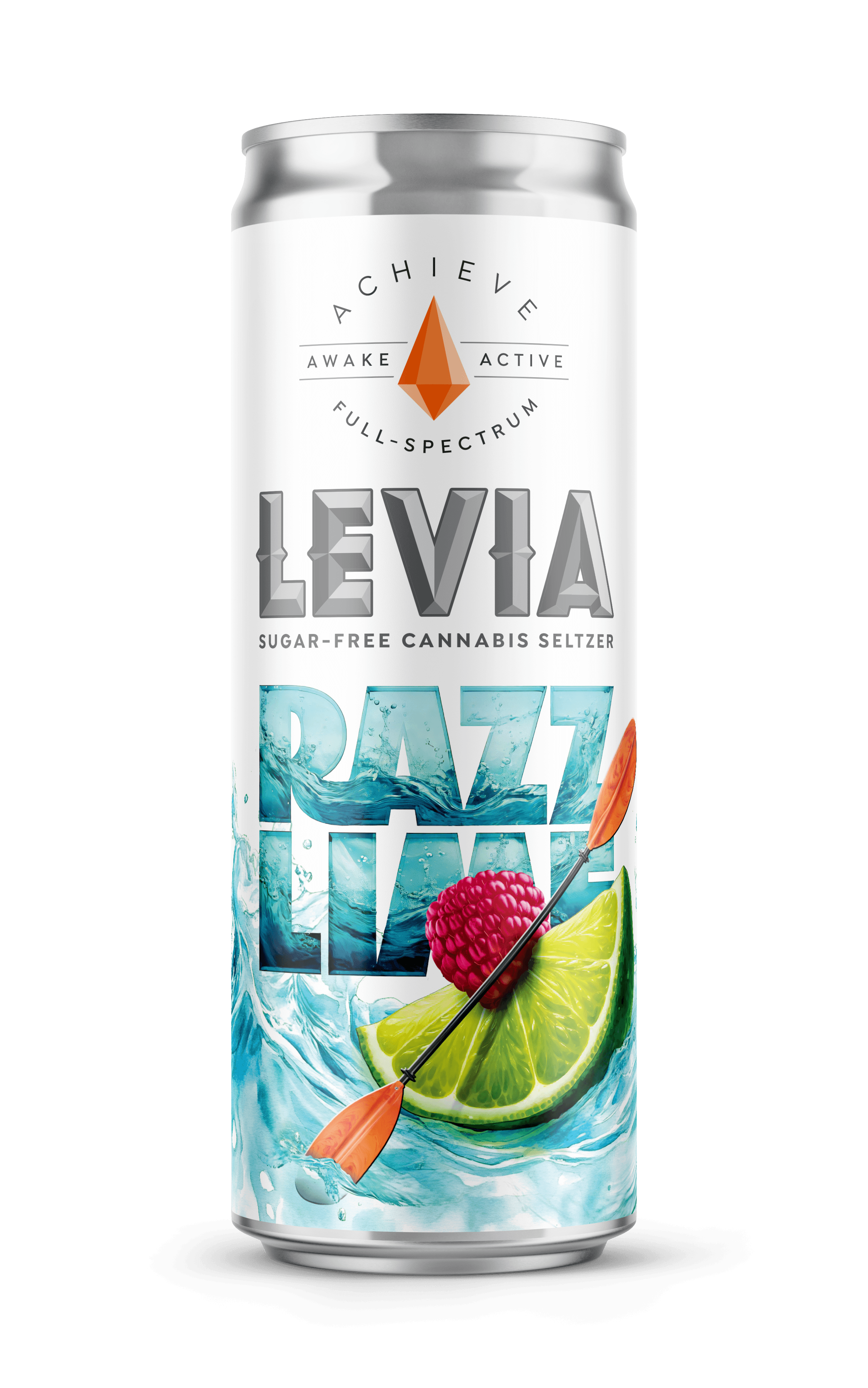 LEVIA Razz Lime Achieve Seltzer | 5mg