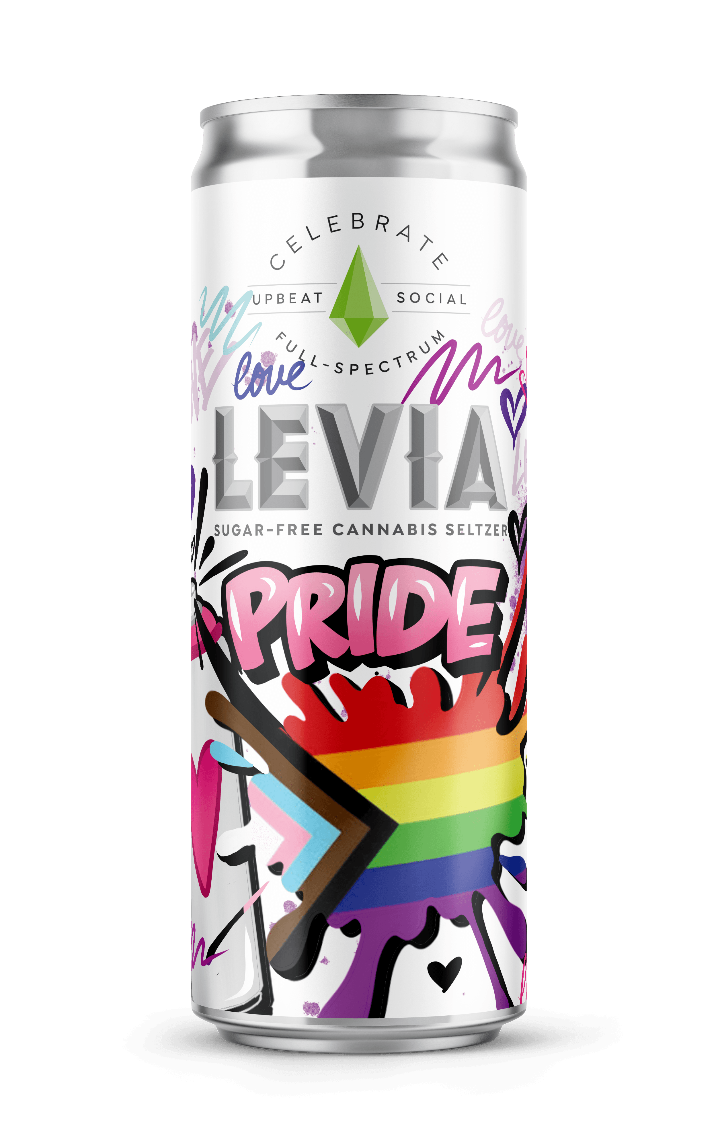 LEVIA Pride Lemon Lime Celebrate Seltzer | 5mg