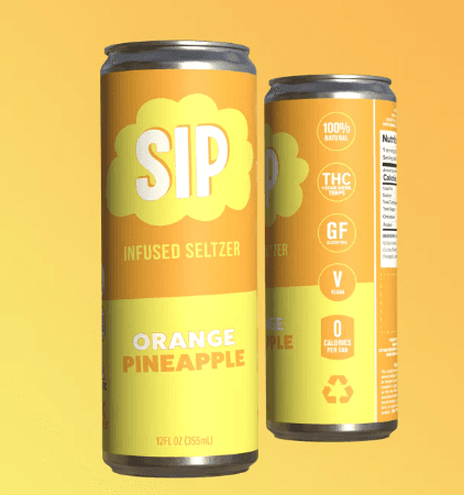 SIP Orange Pineapple Seltzer | 5mg
