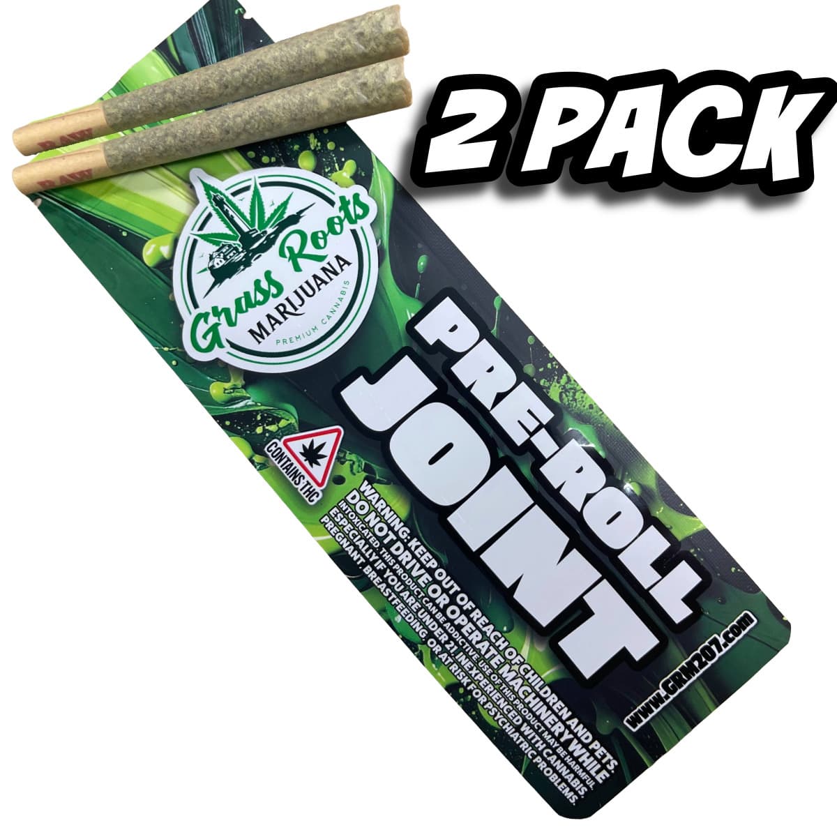 Grass Roots Marijuana Apple Mac | 2 Joints x 1.0g