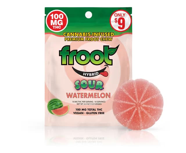 Froot Sour Watermelon Gummy | Single 100mg