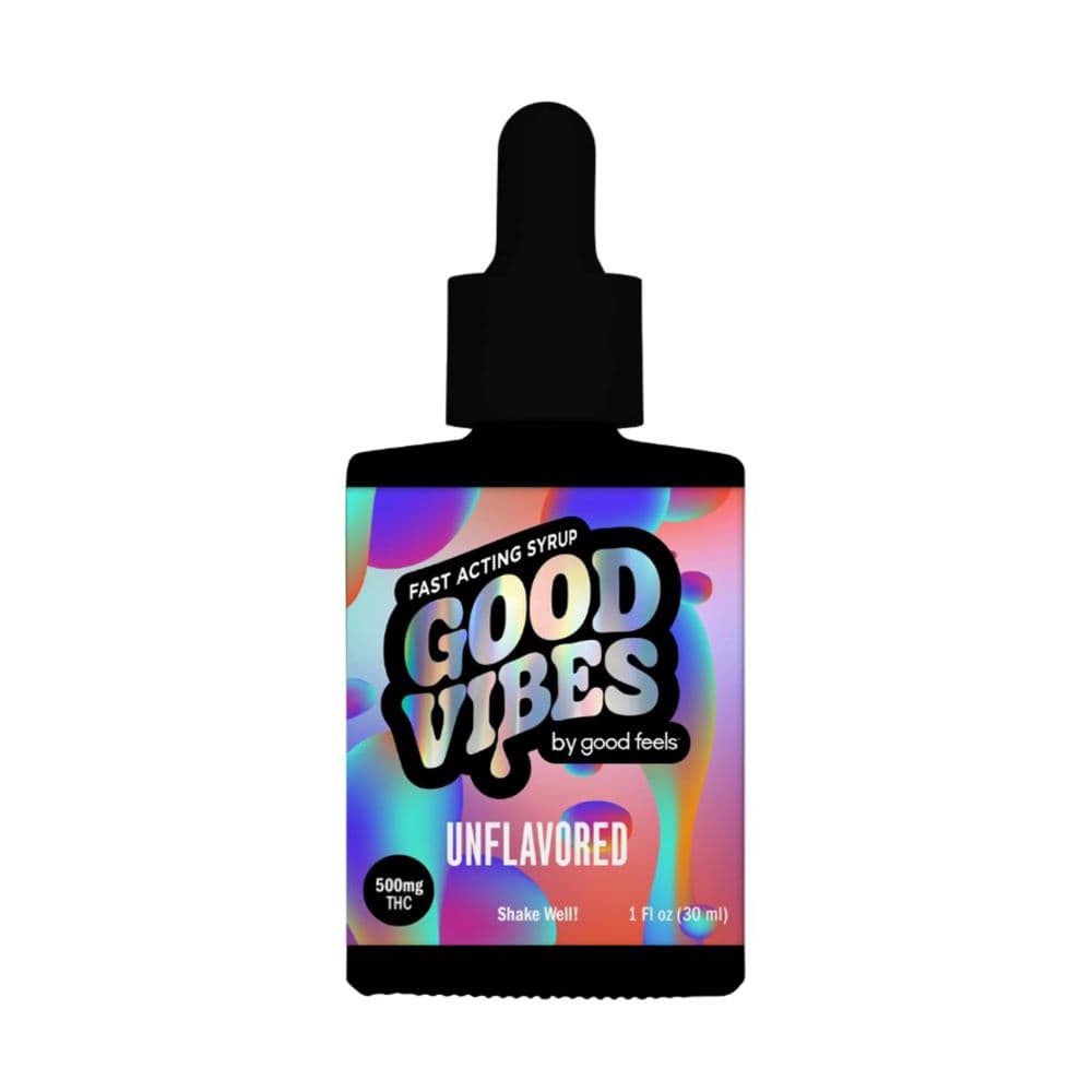 Good Feels THC Fast Acting Syrup - Unflavored - 500mg Tinctures