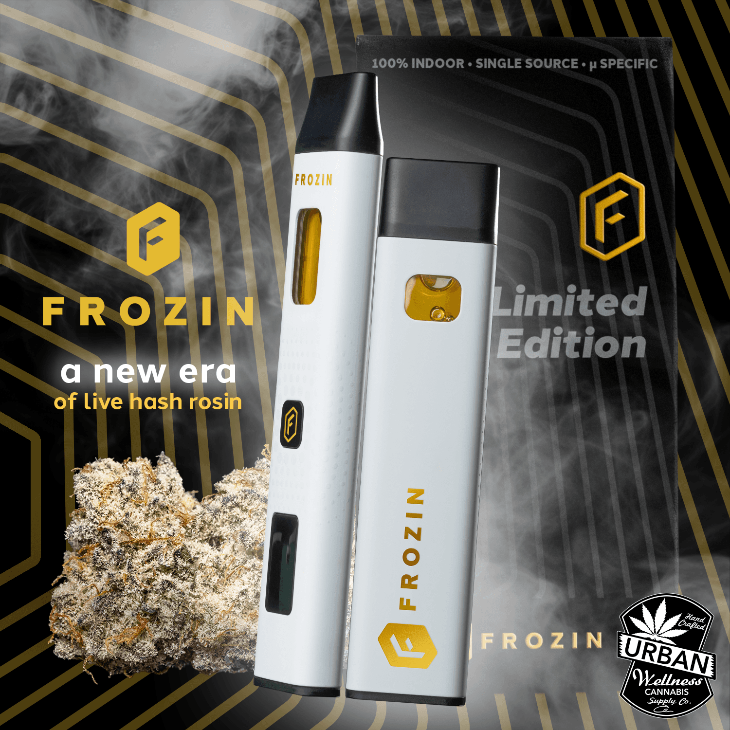 Frozin Don Mega [1000mg] - Live Rosin AIO Cart
