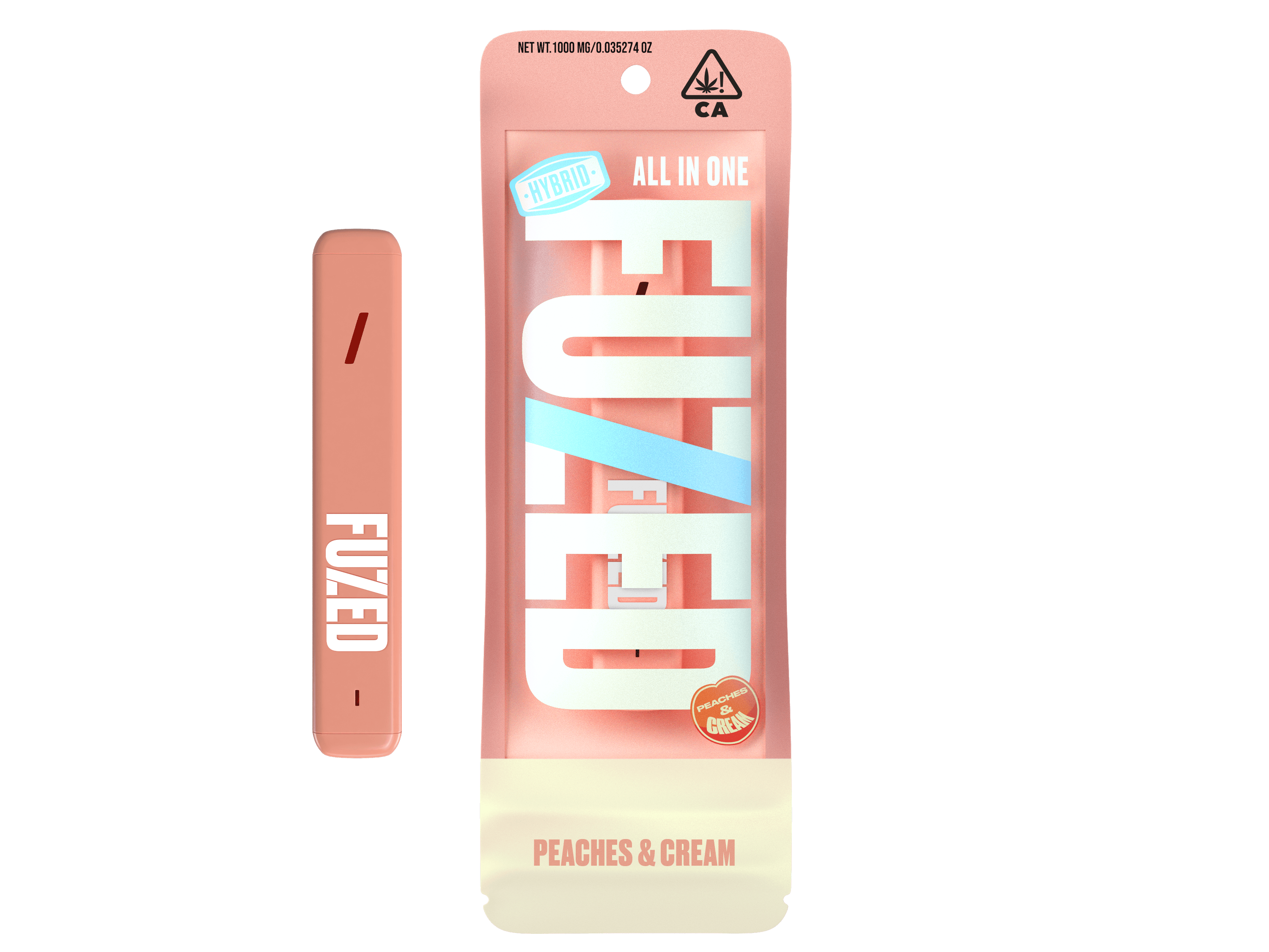 Fuzed PEACHES AND CREAM 1G ALL IN ONE