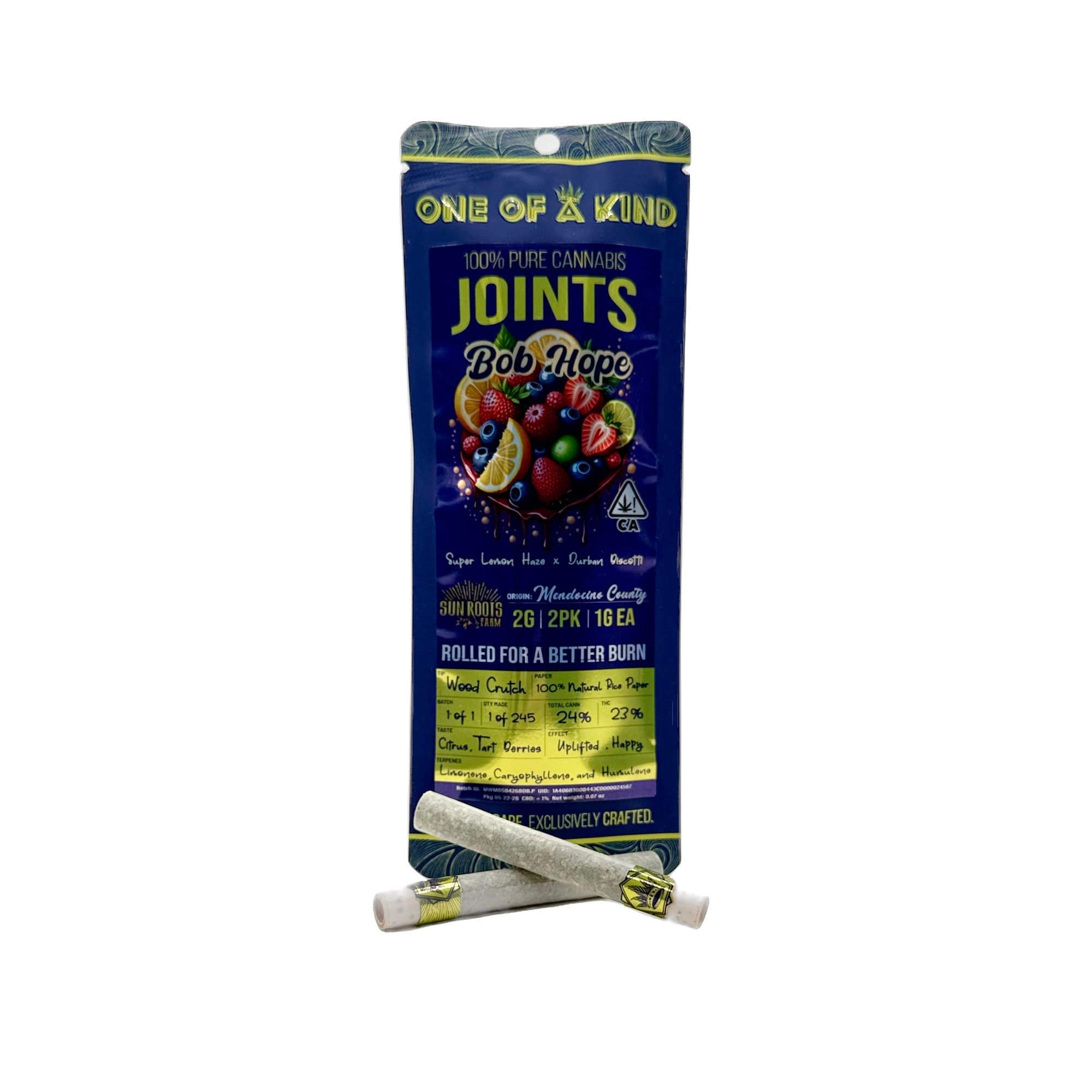 ONE OF A KIND BOB HOPE PREROLLS 2 PACK 2G