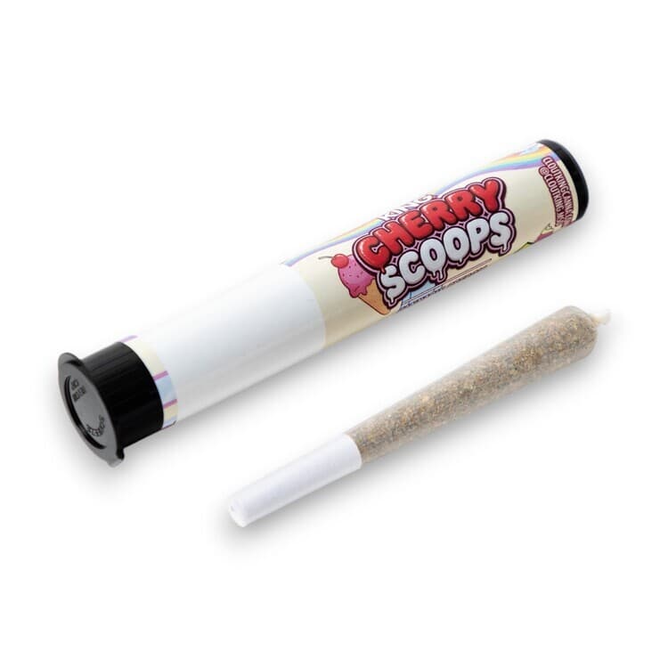 Clout King Cherry Scoops 2pk / Full Melt Infused Pre Roll (Clout King)