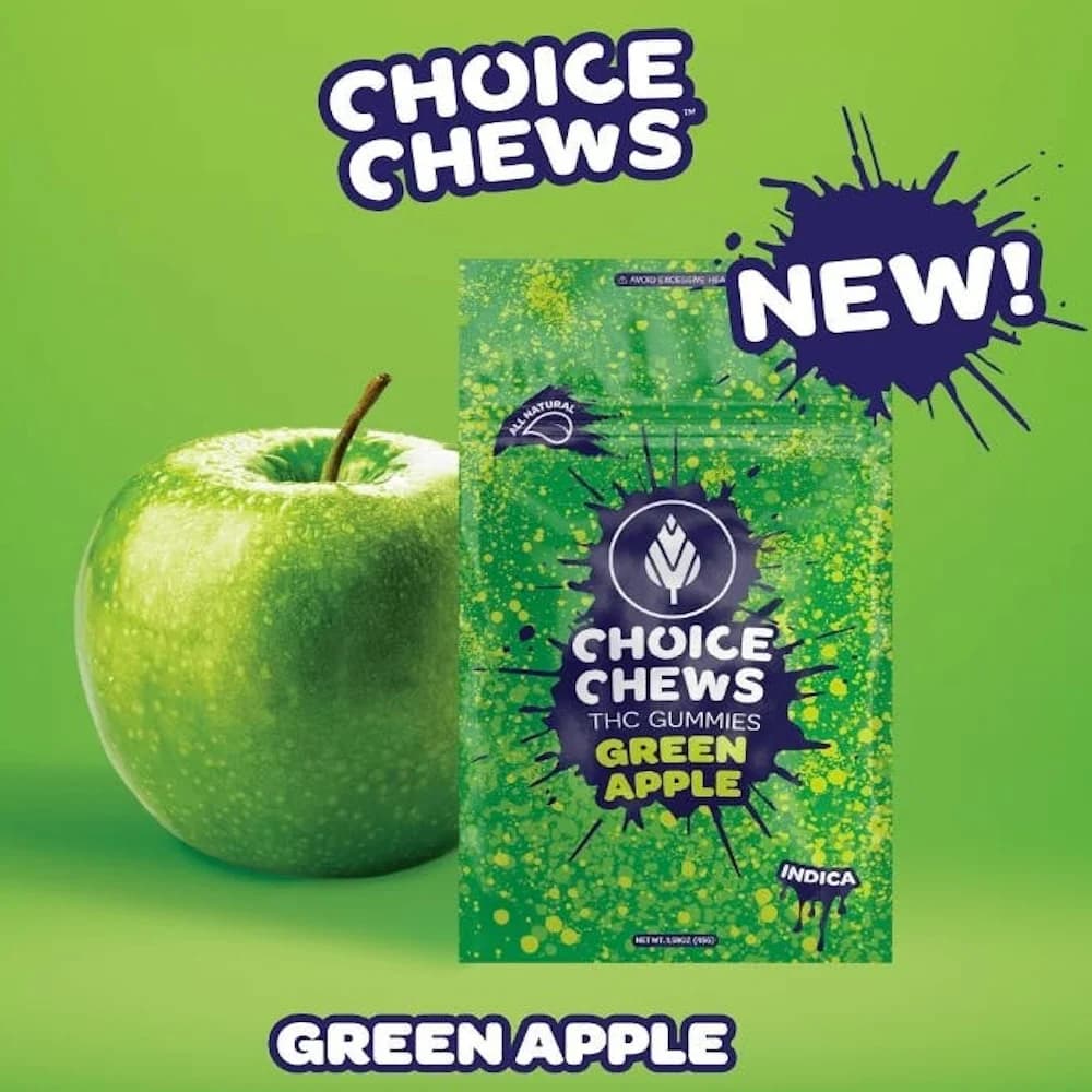 Choice Green Apple - Indica [10pk] (100mg)