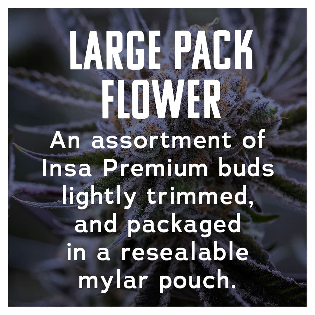 Insa Premium 14g Large Pack Flower - Super Boof