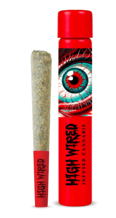 High Wired Modified Bananas Crumble & THCA Diamond Infused Pre-Roll 1g