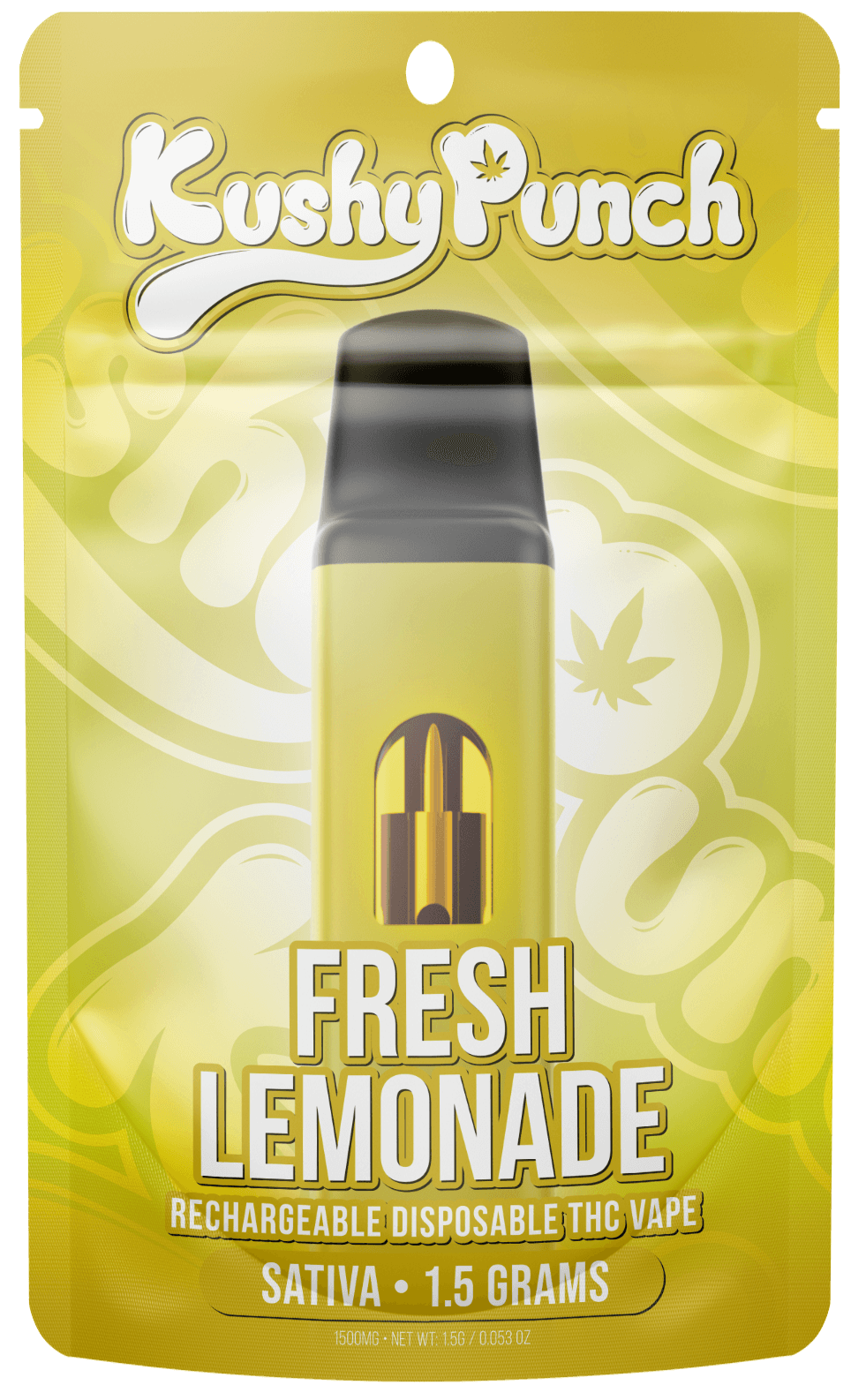 Kushy Punch Disposable Distillate - Fresh Lemonade (S) (1.5g)