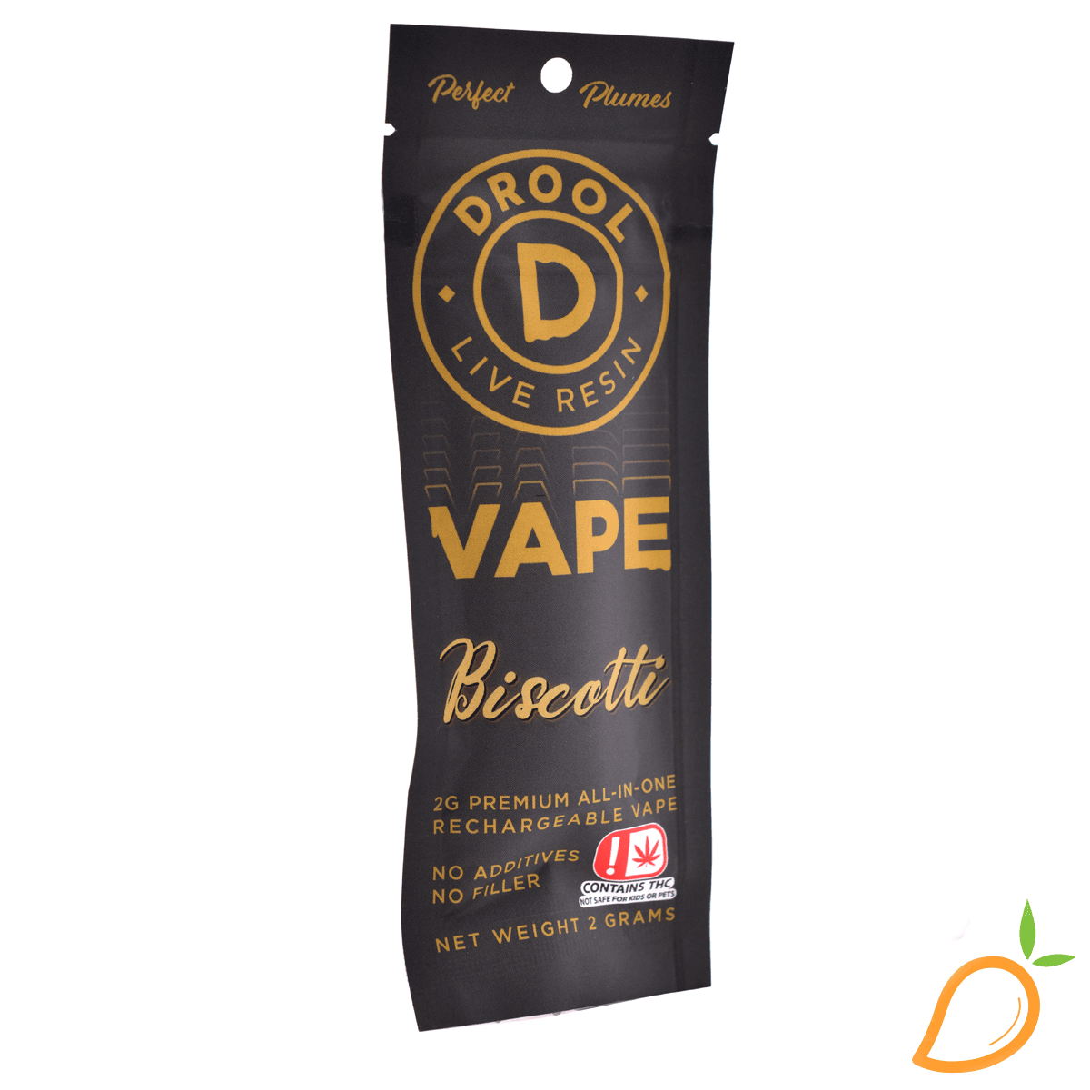 Drool 2g Biscotti Live Resin Disposable Vape Drool