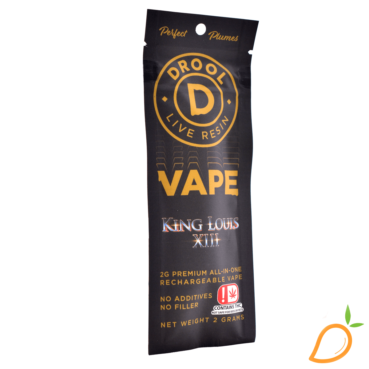 Drool 2g King Louis XIII Live Resin Disposable Vape Drool